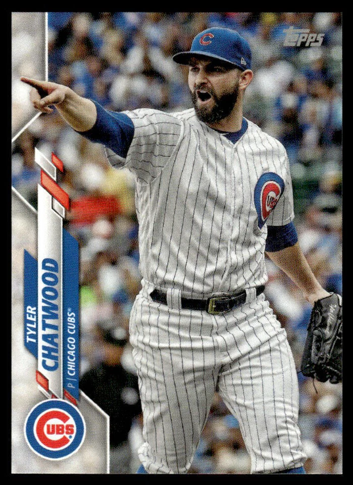 2020 Topps MINI Tyler Chatwood #698 Print Run ~402 Chicago Cubs - Image 1 of 2