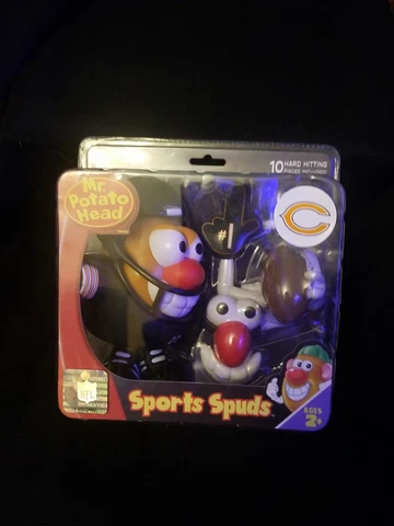 2008 Mr. Potato Head Sports Spuds NFL Chicago Bears Edition Sealed Cover