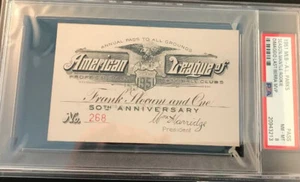 1951 Mickey Mantle Debut 1st Hit/HR RC Ticket Pass PSA Joe Di Maggio Last YR ⚾️ - Picture 1 of 4
