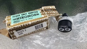 Nikon Nikonos III 3 Flash Unit Adattatore Giappone in scatola originale 241875 E UWXFNA - Foto 1 di 8