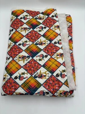 Holly Hobbie Cheater Quilted Fabric With Batting Petticoats & Pantaloons 3.5 YDS - Image 1 of 4