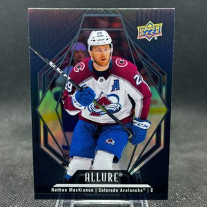 Nathan MacKinnon 2022-23 Upper Deck Allure Black Rainbow Colorado Avalanche #1
