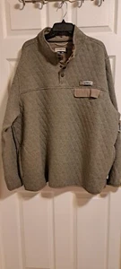 Magellan Quilted Pullover Grey Sz Men’s 3XL Campsite Style New Free Shipping - Picture 1 of 9