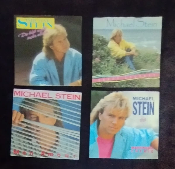 SB59: 4 x  Michael Stein 7" Singles VG VG+ Sammlung Jukebox Kult Schlager Party - Bild 1 von 1