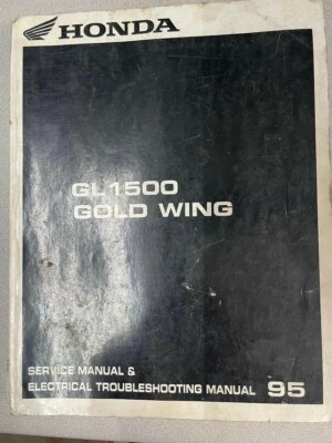 1995 Honda Goldwing Oro Ala GL1500 Gl Servicio Tienda Reparación Manual OEM - Imagen 1 de 4