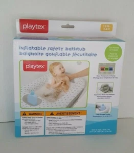 NEU Playtex Säugling Baby Aufblasbare Sicherheitsbadewanne Badewanne Temperaturanzeige 12M-24M - Bild 1 von 5