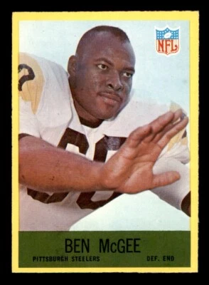 1967 Philadelphia Football #154 Ben McGee EX/MT *e2 - Image 1 of 2