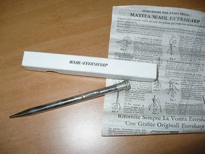 SPLENDIDA PENNA MATITA VINTAGE WAHL-EVERSHARP MADE IN U.S.A. SCATOLA ISTRUZIONI - Picture 1 of 1