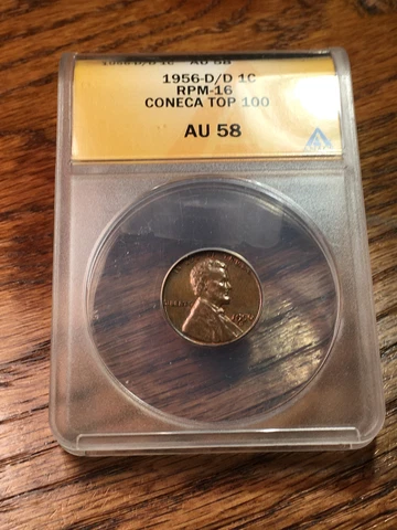 1956-D RPM#16 FS-502 D/D Northwest ANACS AU58 Lincoln Cent Error Free Ship Cover