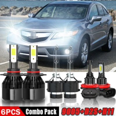 Faro delantero LED HID 2007-2015 haz alto/bajo + bombillas antiniebla Foto 1 de 4