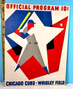 π₯1964 Chicago Cubs Baseball Program vs Phillies: Banks, Allen HIGH GRADE!π₯ - Picture 1 of 3