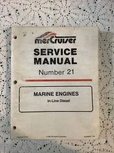 *MerCruiser*Motor marino en línea diésel #21 manual de servicio*1994 - Imagen 1 de 2