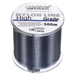 Nylon Fishing Line 547Yard 17Lb Monofilament Fluorocarbon Coated Grey - Picture 1 of 7