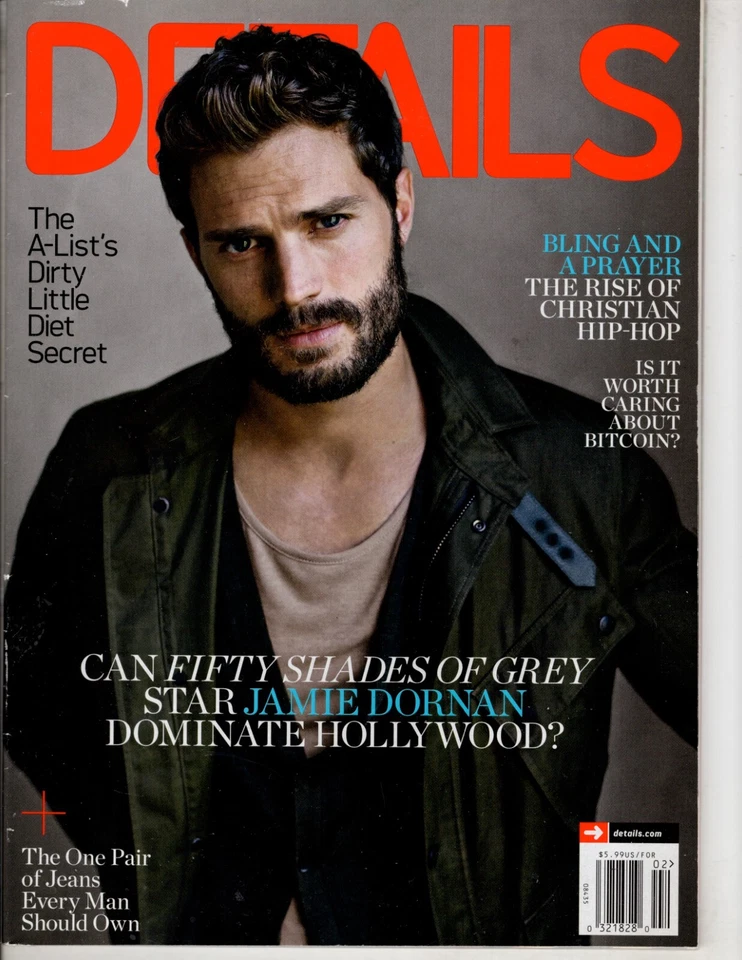 JAMIE JAMES DORNAN Details Magazine February 2015 2/15 FIFTY SHADES OF GREY! - Image 1 of 1