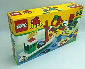 LEGO duplo 2687 Grundbaukasten Hafen Boot Schiff NEU OVP Sammlerstück - Picture 1 of 7