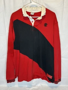 Nike Sportswear Rugby Jersey 330 Vivatrax #6 Red Mens Sz 2XL Elbow Pads Red Blue - Picture 1 of 15