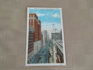 Wabash Ave zeigt erhöhte RR - Chaicago 1933 Postkarte - Bild 1 von 2