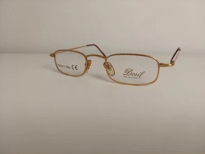 Gafas Desil Vintage 14 KT Laminadas Dorado - Borde Completo Delgado Foto 1 de 4