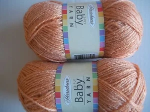 Herrschners Baby Yarn 2-ply, Orange Blossom, lot of 2 (220 yds each) - Picture 1 of 2
