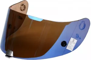 Visiera casco integrale HJC RPHA 10 Plus HJ-20P Iridium Blue Blu Specchiata - Foto 1 di 5