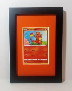 Charmander Framed Pokemon Card Plaque Sword & Shield Vivid Voltage 023/185 - Imagen 1 de 4