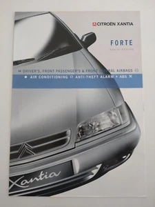 Folleto Citroen Xantia FORTE 1.8i 16V 2.0 HDi edición especial Reino Unido julio 2000 - Imagen 1 de 1