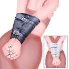 Restraint Adjustable Leather Back Binding Wrist Cuff Single Gloves Binder Strap