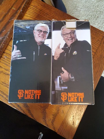 6/25 Both SF Giants 2023 Mike Krukow Duane Kuiper Kruk and Kuip Tiki Mugs SGA Cover