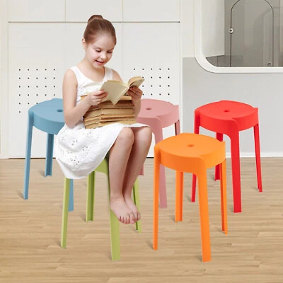18Inch 5 Pack Stack Stools Classroom Stools Chairs For Kids Students Seat School - Image 1 of 4