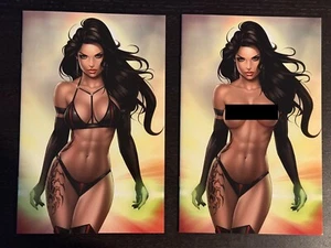 Scorpiana #1 – Regular & Topless NSFW 2 book set – Keith Garvey – Kickstarter NM - Picture 1 of 2