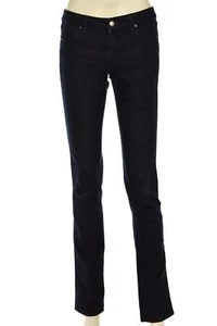 Pantalones de mezclilla para mujer Paige Skyline, talla 25, azules rectos, medianos, lavados - Imagen 1 de 5