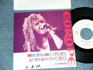 EUROPE Japan 1989 SEP-37 PROMO ONLY 7"45 MORE THAN MEETS THE EYE - Foto 1 di 6