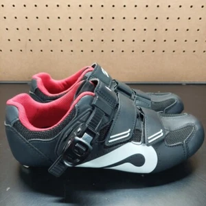 Peloton Cycling Shoes Size 38 / US Women 7 Black Spin Bike Road Cleats - Picture 1 of 5