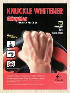 1999 Logitech WingMan Formula Force GP Wheel Original Advertisement v5 - Picture 1 of 1