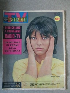 TV SORRISI E CANZONI NUMERO 32 ANNO 1961 COPERTINA ALIDA CHELLI - Picture 1 of 1