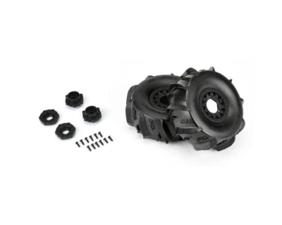 Pro-Line Dumont Paddle SC 2.2/3.0 Pre-Mounted Tires w/Raid Wheels w/17mm Hex UDR - Image 1 of 4