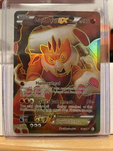Pokémon cruzados Landorus Ex 144/149 arte completo límites - casi nuevo/VLP - Imagen 1 de 6