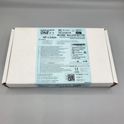 MINI ONE GASTROSTOMY FEEDING TUBE Low-Profile G Tube 14 Fr 2.0 cm - Image 1 of 4