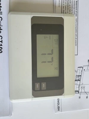 Z-Wave CT101 Radio Thermostat w/ User Manual – Smart Home Control USED - Image 1 of 4