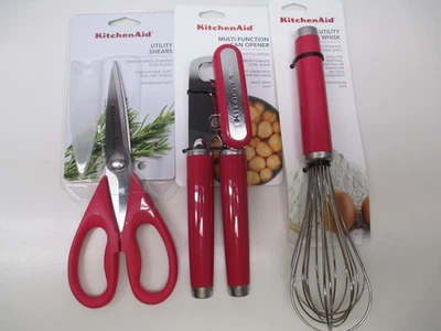 KitchenAid hot pink utensil set Hibiscus (HHIA) - Image 1 of 2