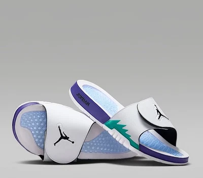 🔥Sandalias Nike Air Jordan Hydro V 5 Retro Slides Blancas 555501-103 Para Hombre Talla 9-13 Foto 1 de 4