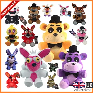 FNAF Five Nights at Freddy's Plush Kids Bear Toy Doll Plushies Gift Chica Foxy - Picture 1 of 45