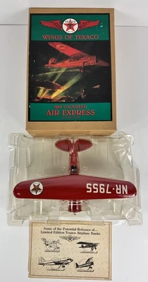 Texaco Wings Of Texaco 1929 Lockheed Air Express 1st In Series Ertl Bank - Image 1 of 4