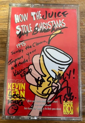 Kevin & Bean: How The _____ Stole Christmas Cassette 1995 Comedy - Autographed  - Image 1 of 2