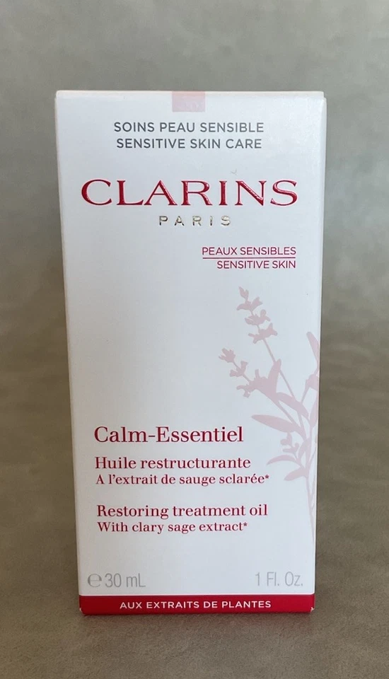 Clarins Calm-Essentiel Restoring Treatment Oil 1oz