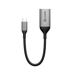 Adapter ALOGIC USB-C na HDMI 4K @ 60Hz – aluminiowy unibody, plug & play oraz LED - Zdjęcie 1 z 6