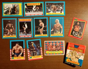 Wrestling Trading Cards x 11 - 1987 Wrestle Mania III Pack + 2 / Topps - Bild 1 von 7