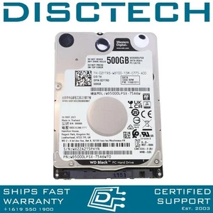 WD Black WD5000LPSX 500GB Laptop Desktop Console Gaming Hard Drive SATA HDD - Picture 1 of 3