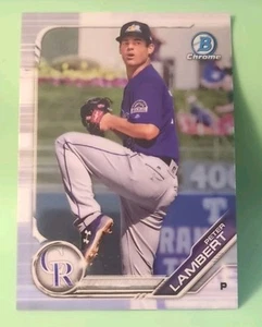 Bowman 2019 - Chrome Prospects Peter Lambert #BCP-136 (RC) - Colorado Rockies - Imagen 1 de 2
