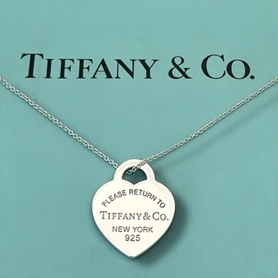 Authentic Tiffany & Co. Necklace-  Return to Tiffany Heart Pendant - image 1 of 4